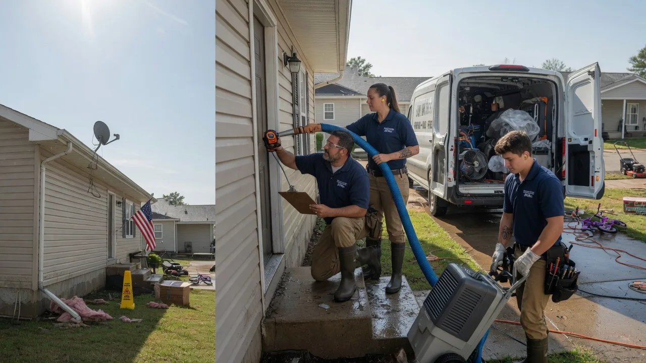 Ceiling Water Damage Restoration in Bunker Hill, IN near me
